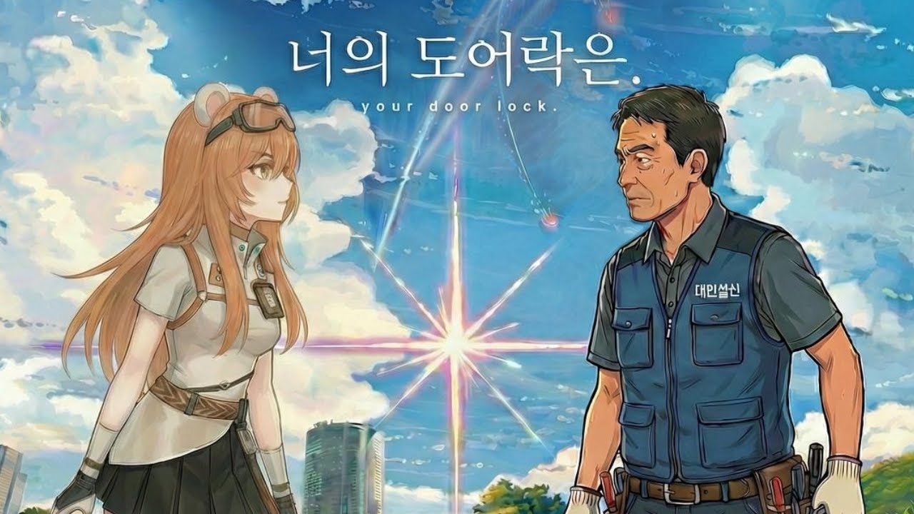 도어락 고장으로 눈 오는 밖에 3시간 고립된 곰탱이의 감동실화