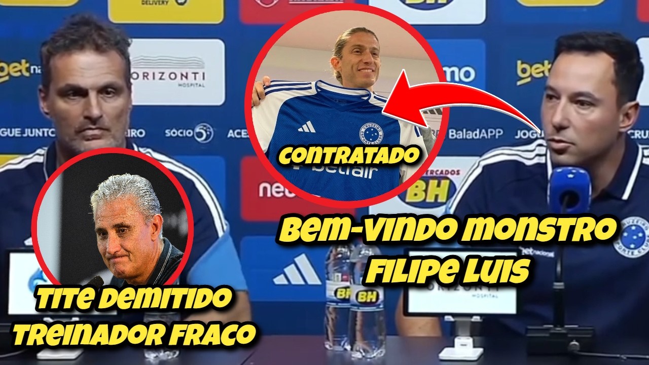 TITE FOI DEMITIDO E FILIPE LUIS FOI CONTRATADO PARA TREINAR O CRUZEIRO DEMISSÃO EM MASSA NA RAPOSA!