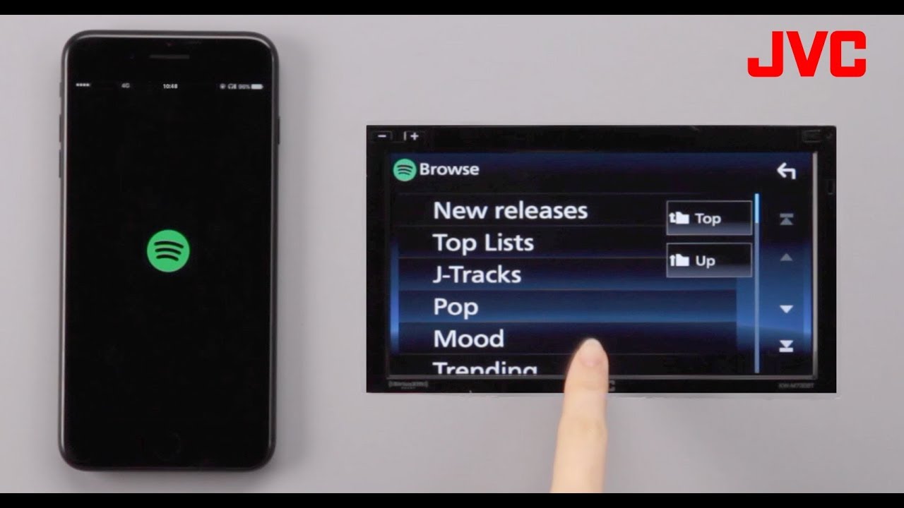 Tutorial: Spotify Control App (iPhone / Android) I JVC Car Stereo