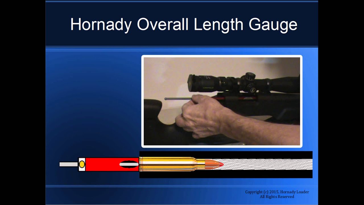 Hornady Overall Length Gauge and Bullet Comparator