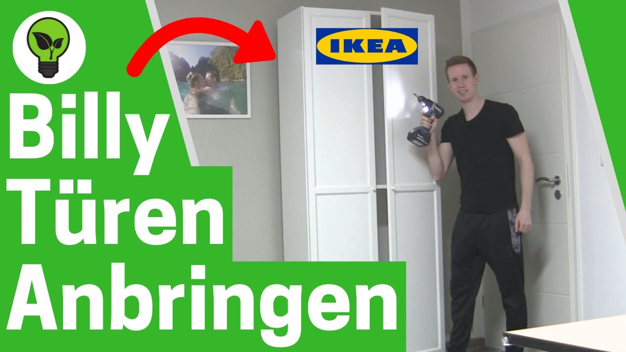 IKEA Billy Regal Türen Anbringen ✅ ULTIMATIVE ANLEITUNG: Wie Oxberg Tür Montieren & Einstellen???