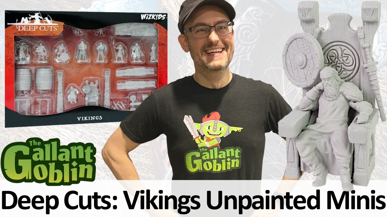 Vikings - WizKids Deep Cuts Unpainted Minis