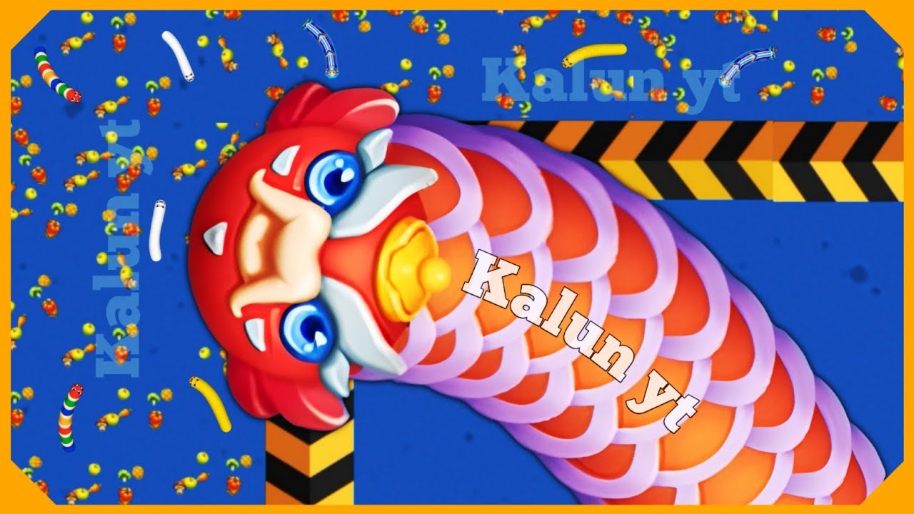 🐍WORMSZONE.IO | Giant Slither Snake Top 01 🏆 | Epic Worms Zone Biggest Snake Gameplay! | Kalun yt