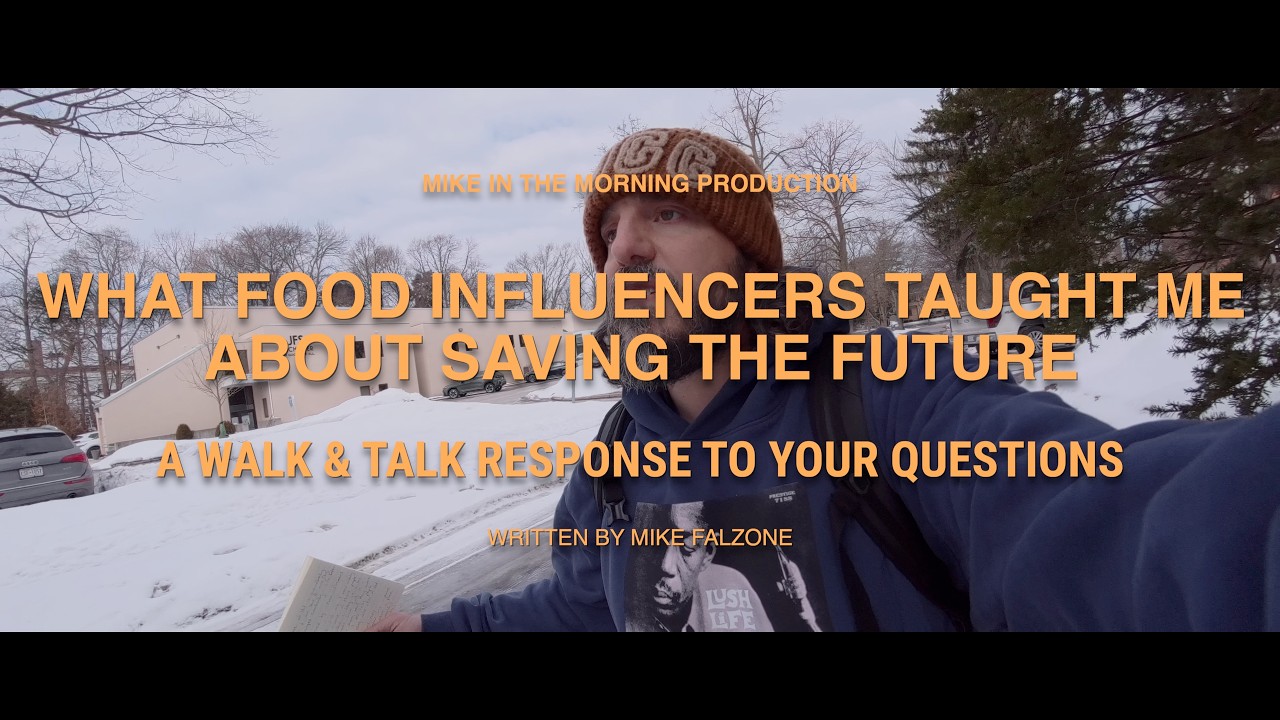 What Food Influencers taught me about Saving the Future || Walk & Talk