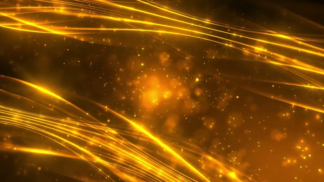 4K Motion Backgrounds ✸ Golden Waves ✸ UHD 2160p Wallpaper Effects For Edits ✸ 4K Music Videos