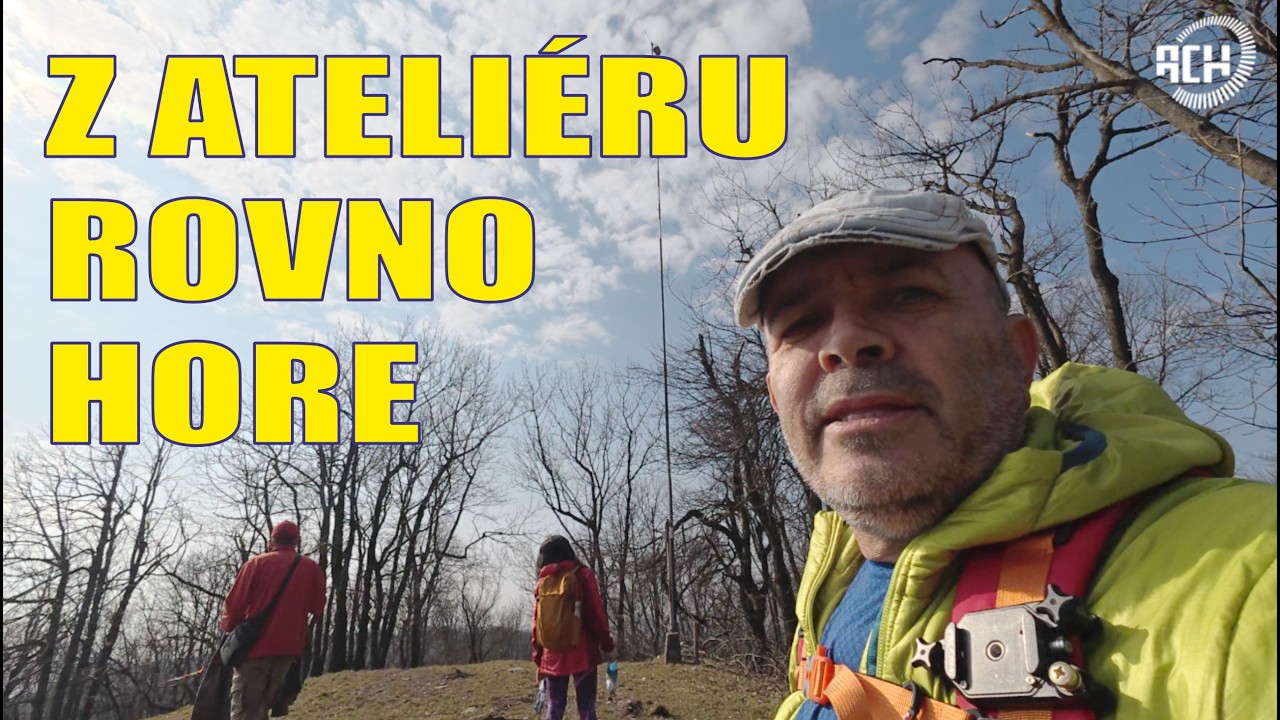 Z ateliéru rovno hore (na Slepý vrch)