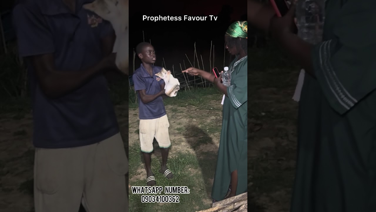 Prophetess Favour saved the young child who was turned to a cat 