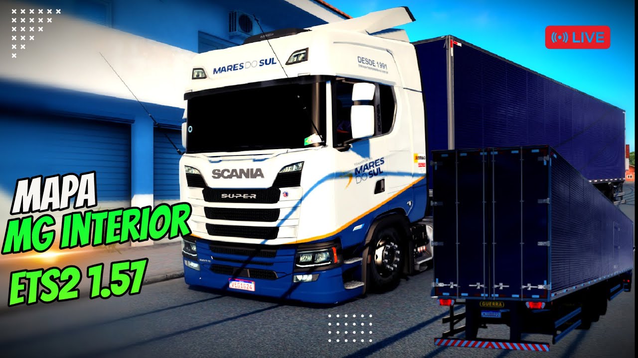 CONTINUAÇÃO TRANSP MARE SUL  ETS2  SIMULANDO AO MAXIMO | ETS2 LIVE