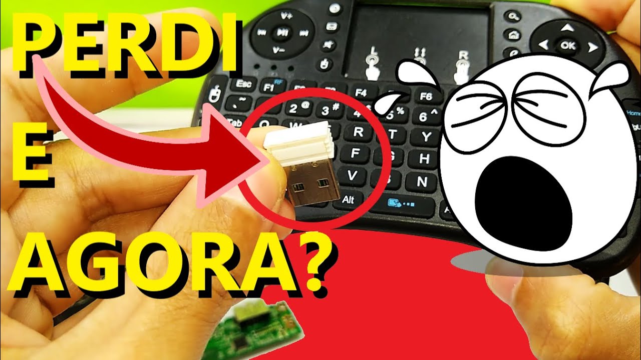 PERDI O DONGLE RECEPTOR, AINDA TEM COMO USAR O APARELHO via USB?  TENTANDO LIGAR PLACA de notebook