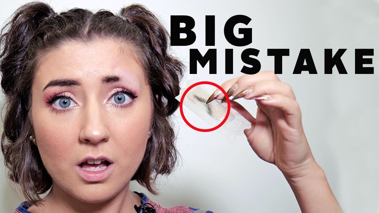How to fix an EYEBROW WAX DISASTER