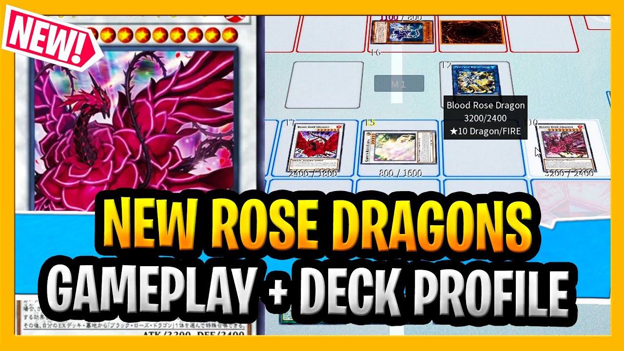 New Blood Rose Dragon Archetype YuGiOh Rose Dragon Deck 2021 Gameplay And Deck Profile