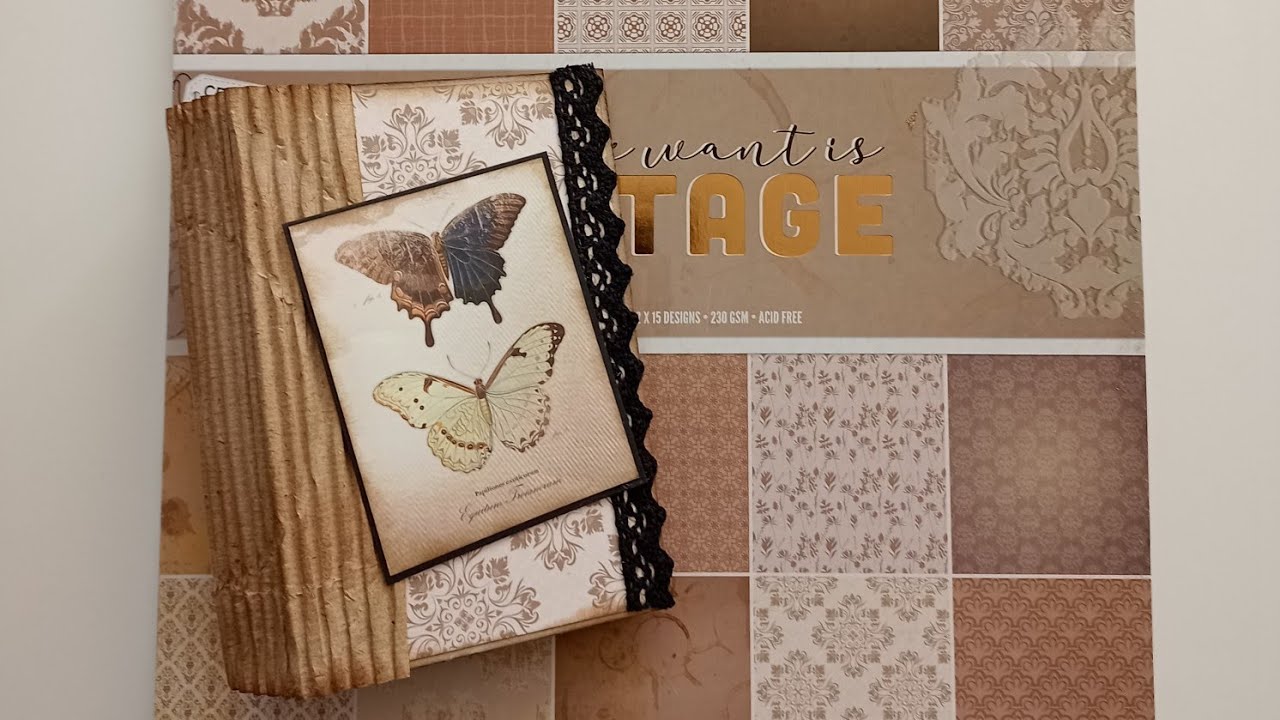 TUTO MINI-ALBUM ENVELOPPES KRAFT ACTION #2 #vintagestyle