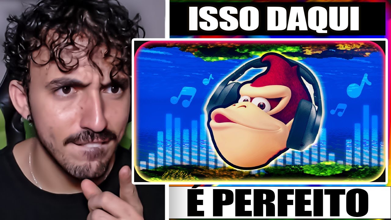 O Segredo por Trás da Música de Donkey Kong Country | Leozin React