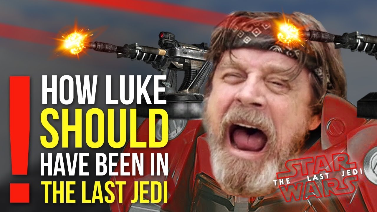 How Luke SHOULD have been in STAR WARS THE LAST JEDI!!!!!!!