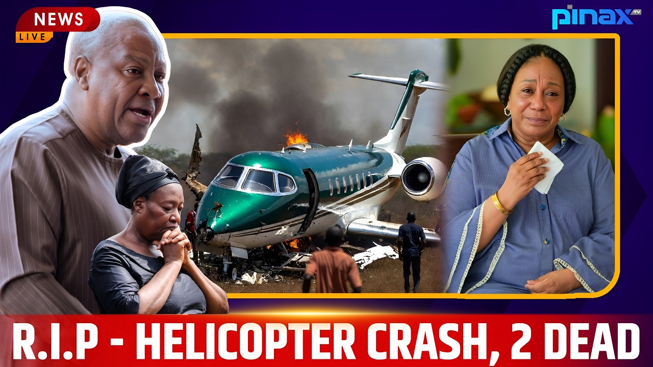 🚨BREAKING NEWS: Helicopter Crash at Tema, Accra — 2 D3ad, Mahama is Safe, Govt Confirms in Statement