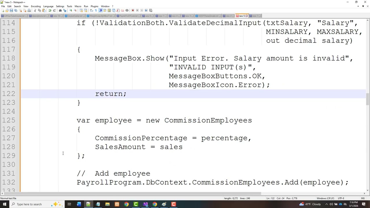 C#150-PayrollEFCore01L