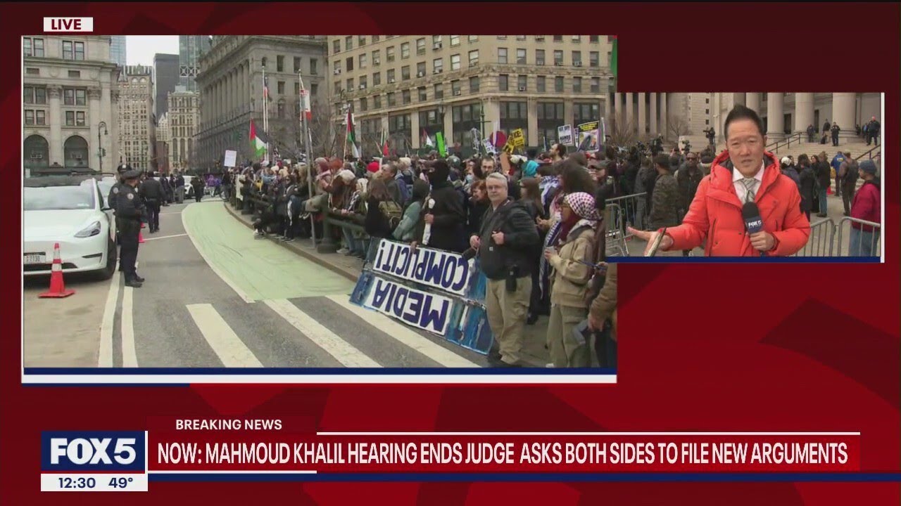 Mahmoud Khalil to remain in custody after deportation hearing: Latest