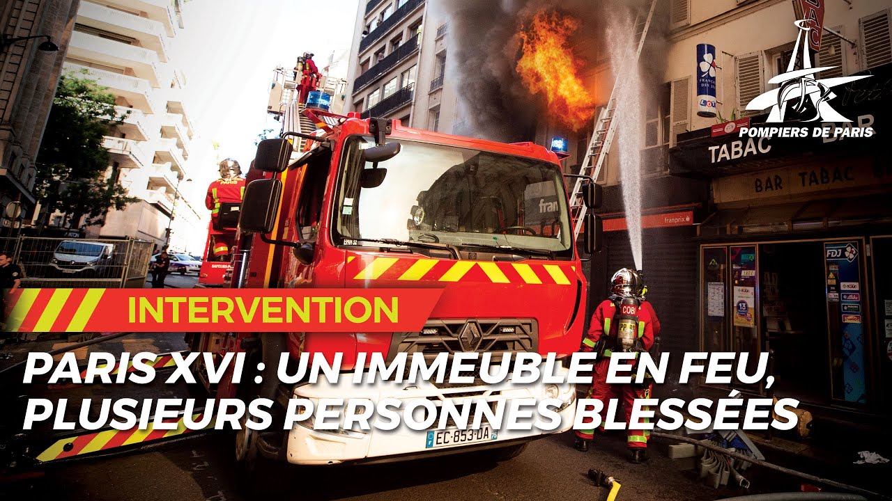 IMMEUBLE EN FEU À PARIS XVI