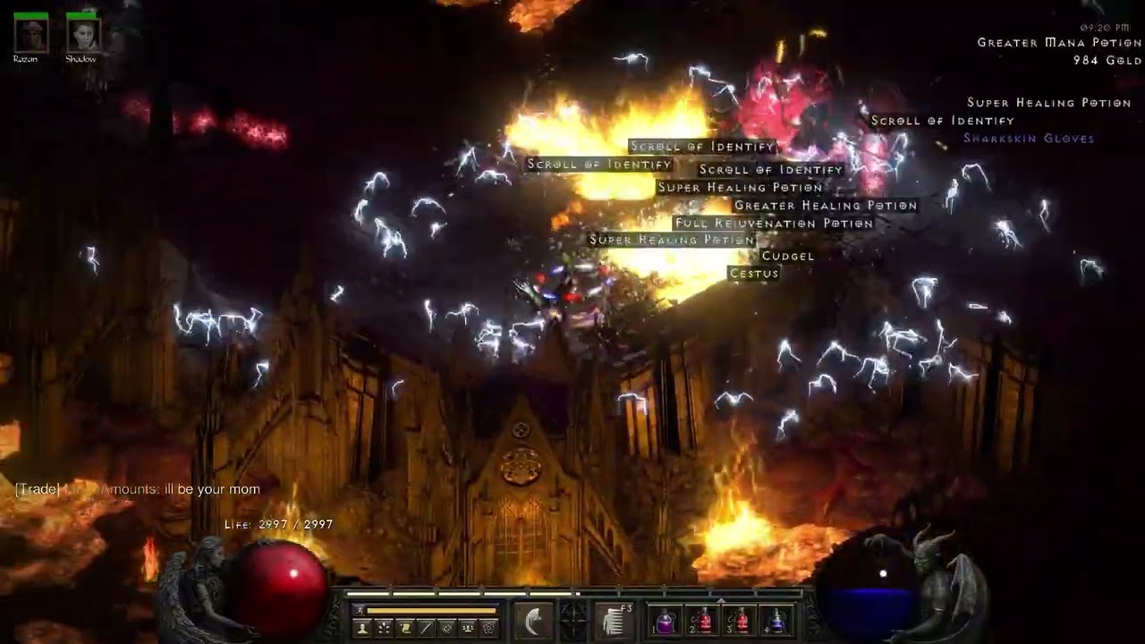 Diablo 2 Resurrected Mosaic Assassin Chaos Run TZ95