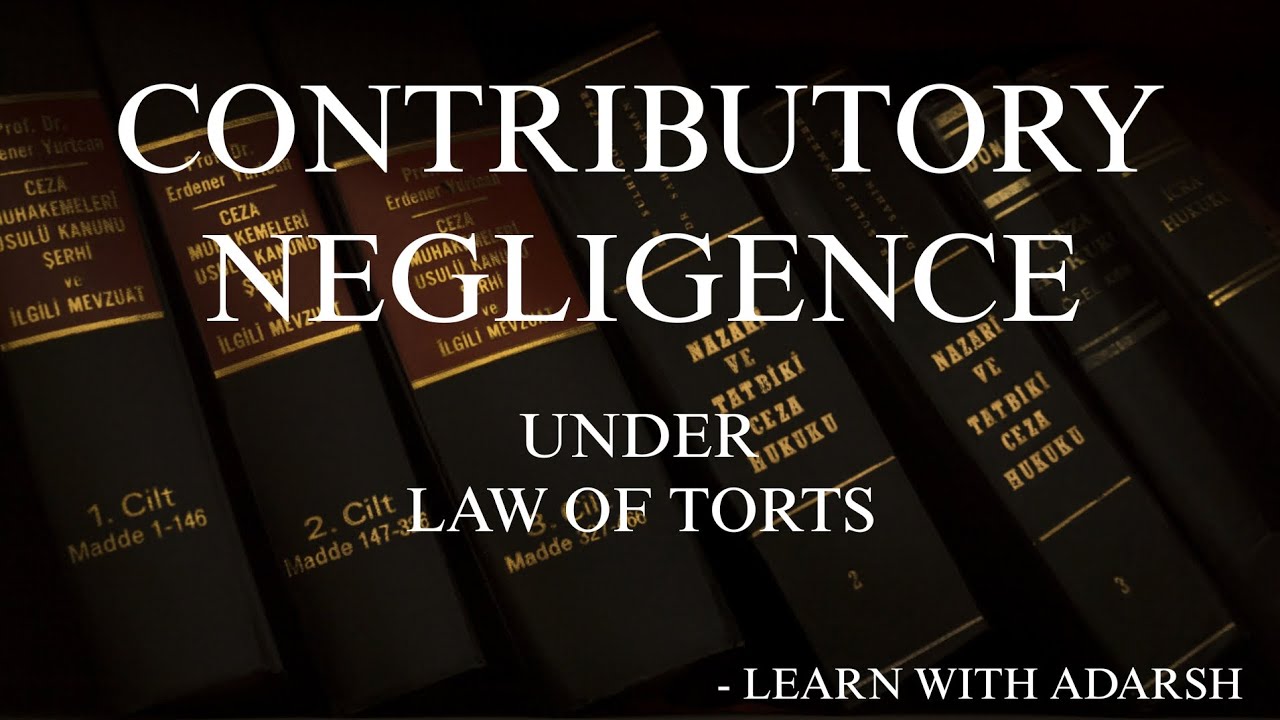 Contributory Negligence|Law of Torts |Law of Tort   #lawoftort #lawoftorts #legaleducation #law 