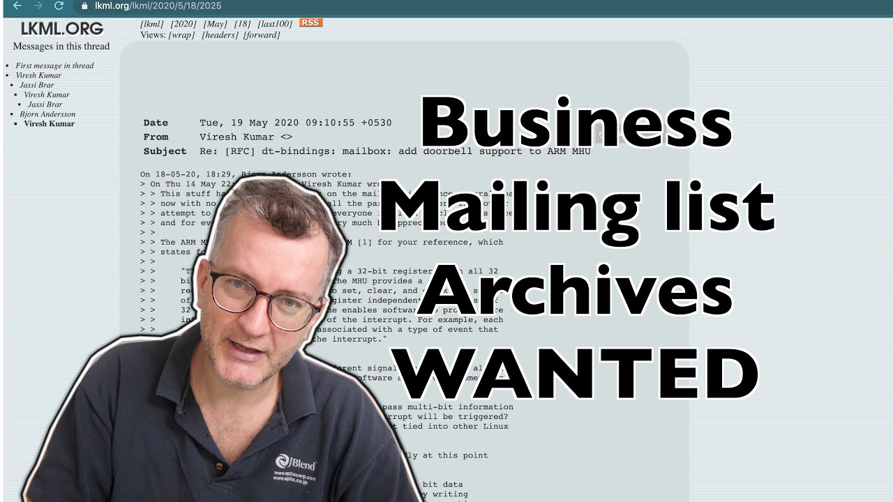 Why aren't mailing list archives mainstream?