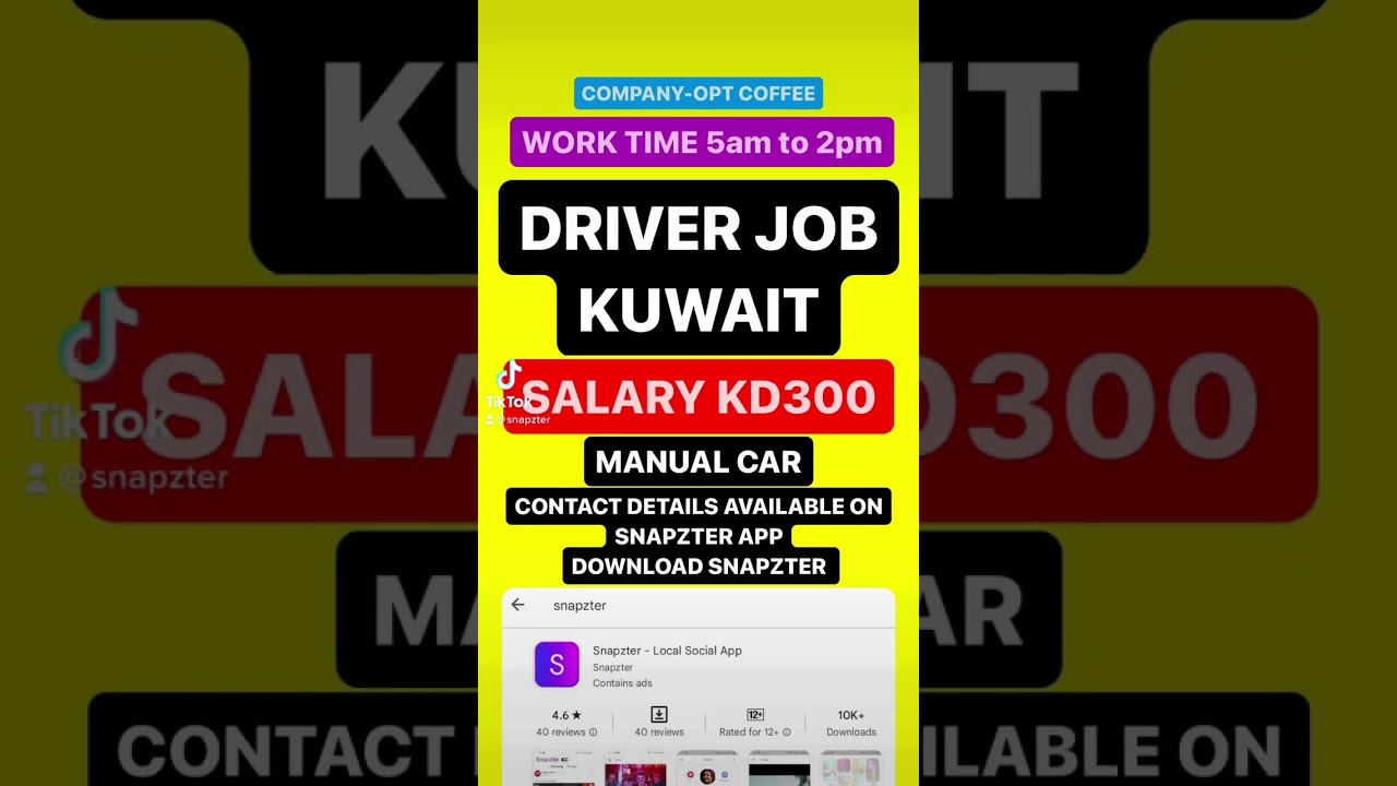 DRIVER JOBS KUWAIT 