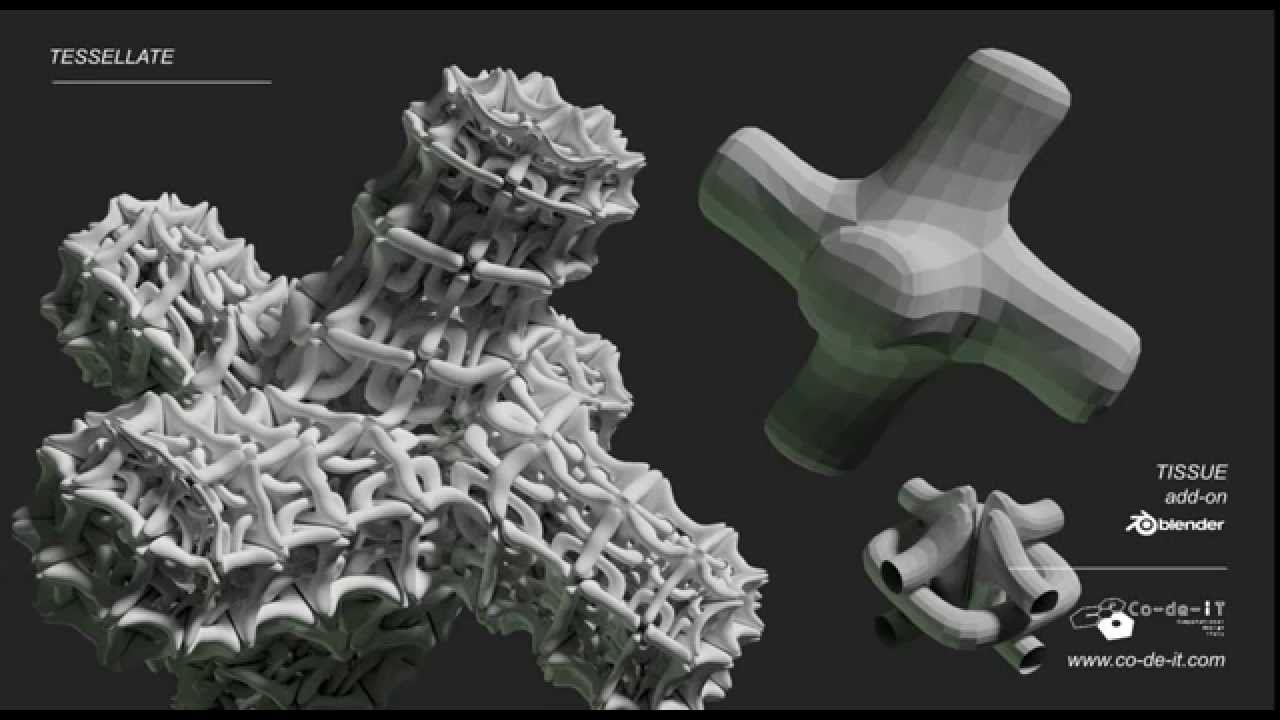 Tissue - Tessellate Operator (Blender's Add-on)