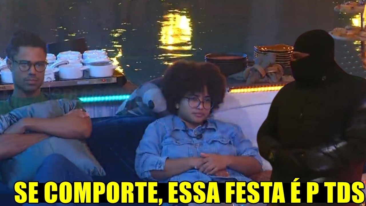 NINJA DA PRODUÇÃO APARECE MANDA MILENA SE COMPORTAR OU ELA VAI SER EXPULSA