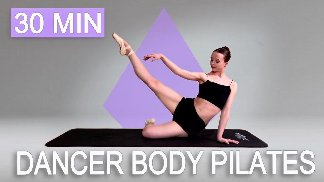 30 Minute Ballet Pilates Sculpt Workout (Full Body) | Ballet Dancer Body Workout + Stretch