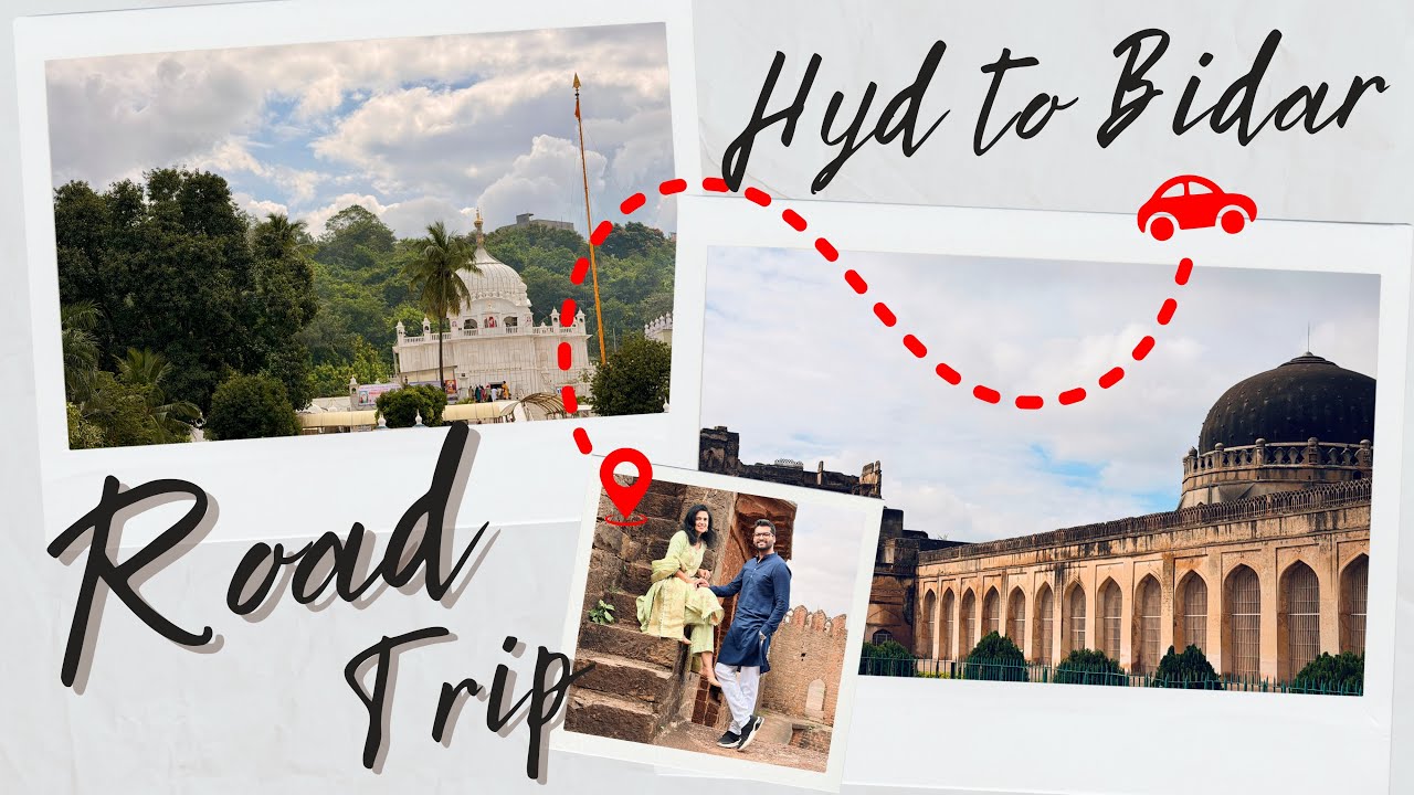 Hyderabad to Bidar Road Trip: Full Day Sightseeing Guide - Complete Travel Vlog
