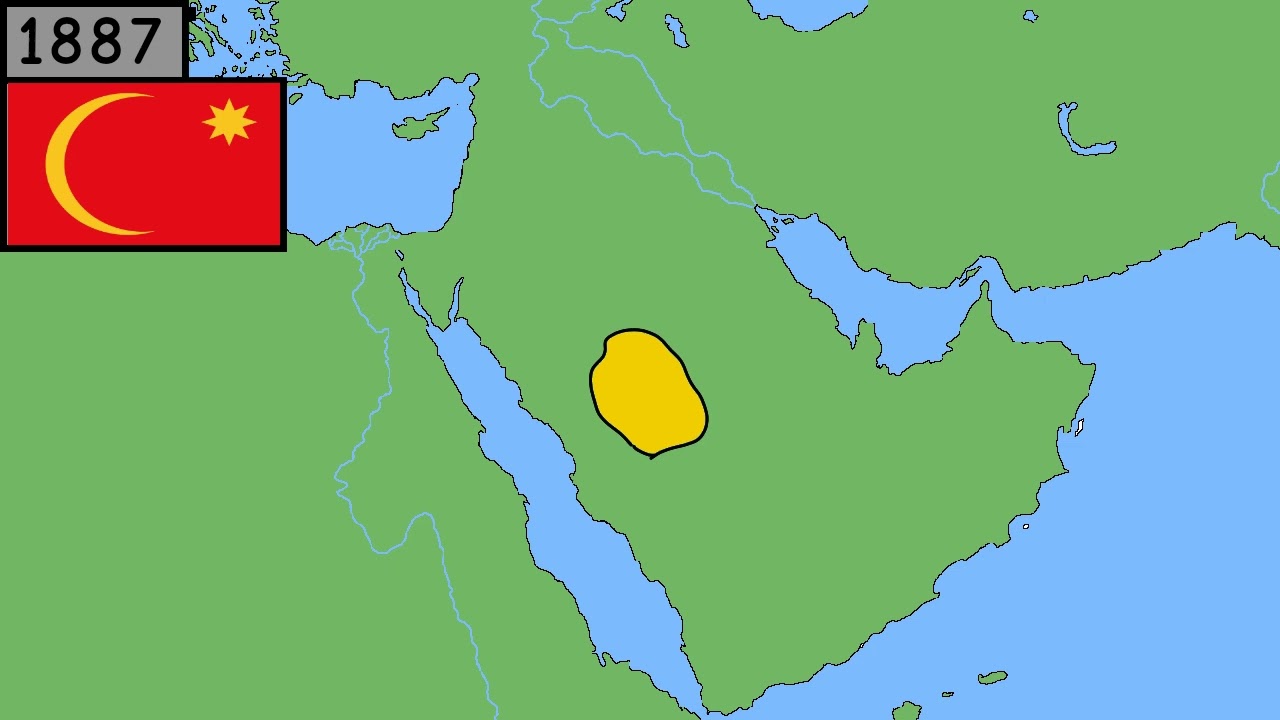Territorial Expansion of Jabal Shammar/Ha'il (1866-1921) / Source: Geacron