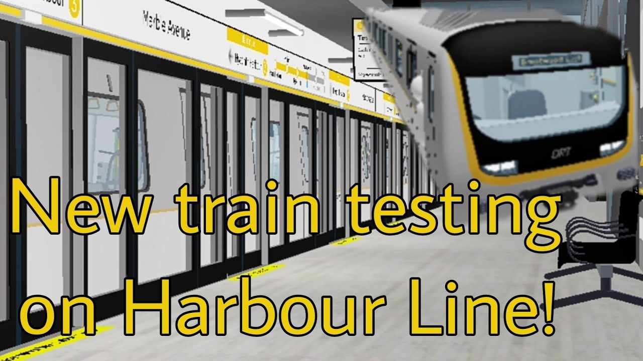 NEW TRAIN TESTING ON HARBOUR LINE! [Delta line project]