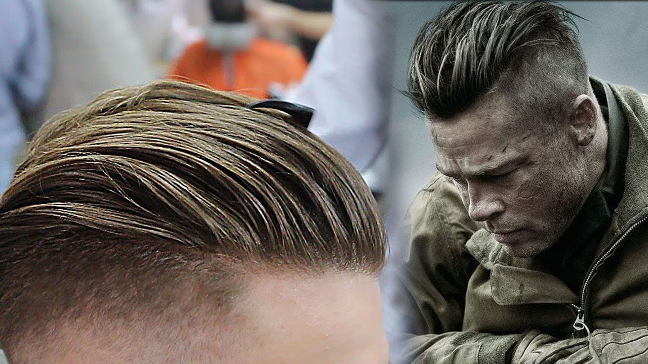 Brad Pitt Hairstyle from FURY ★ Look della settimana | Taglia & Cambia