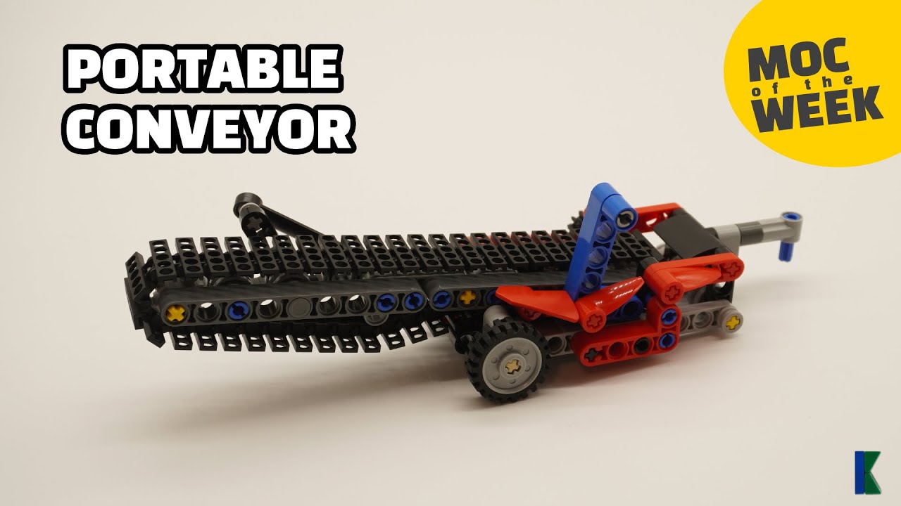 LEGO® Technic Portable Conveyor | MOC by Little_Thomas | Stop Motion | 42148 Alternate