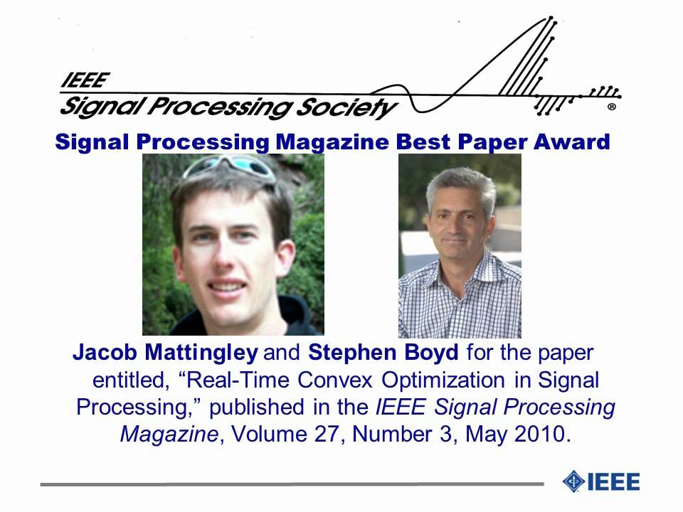 IEEE Signal Processing Society Awards 2012