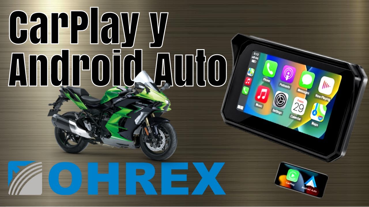 CARPLAY Y ANDROID AUTO Pantalla OHREX PARA MOTO y... Todo no es bueno