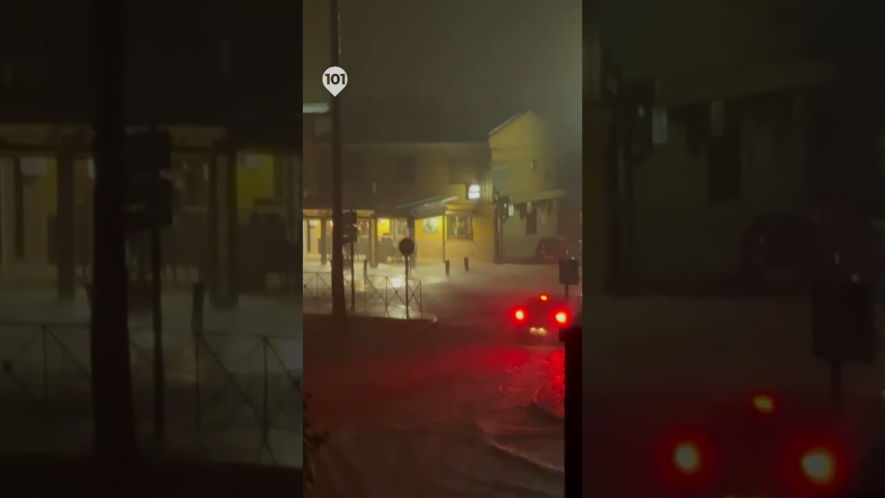 La poblaci&oacute;n de Estaci&oacute;n de C&aacute;rtama est&aacute; sufriendo graves inundaciones