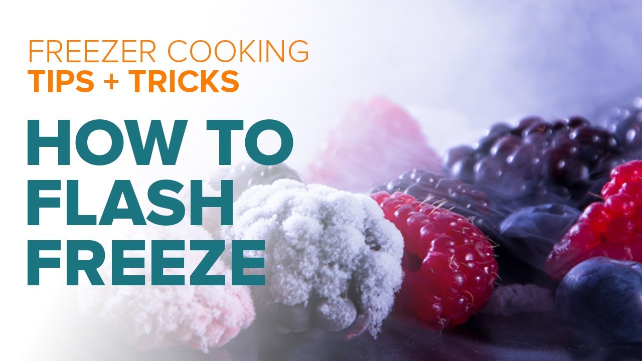 How to Flash Freeze | Once a Month Meals