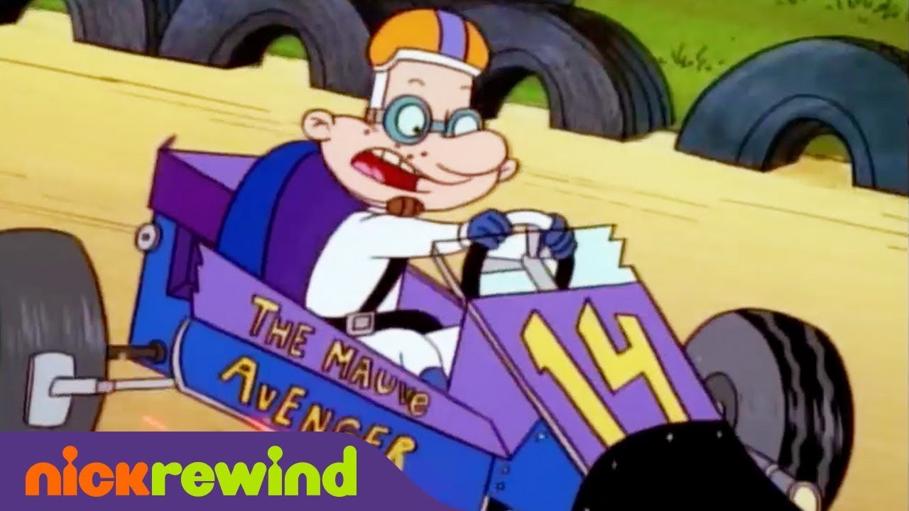 Arnold and Eugene Ride in the Go-Kart Race | Hey Arnold! | Nicktoons