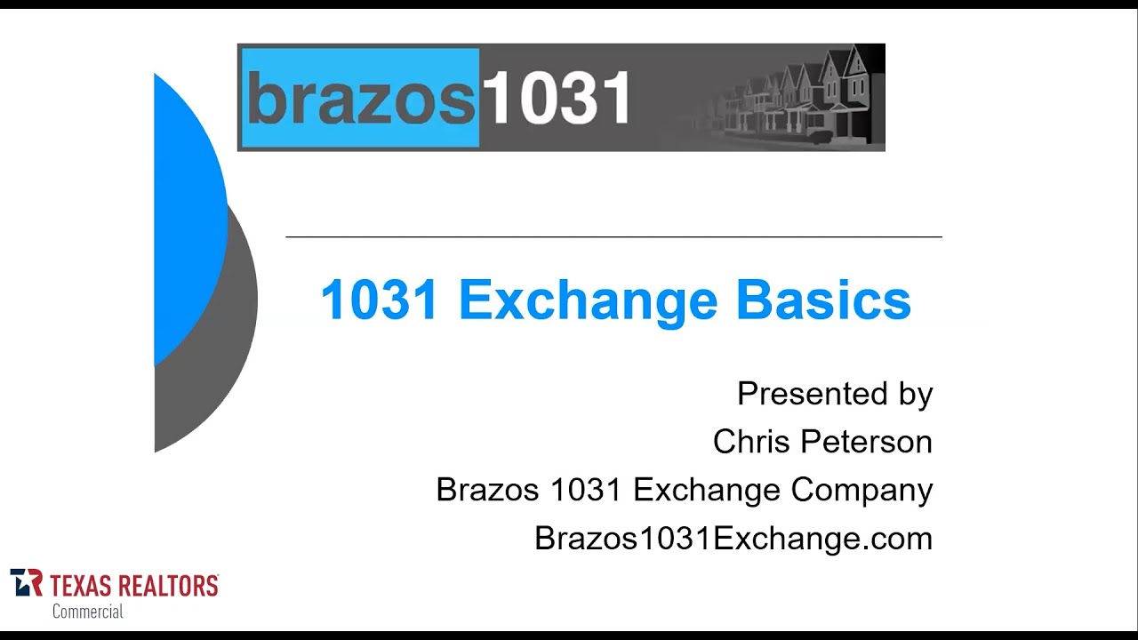 Commercial Webinar Series: 1031 Exchange