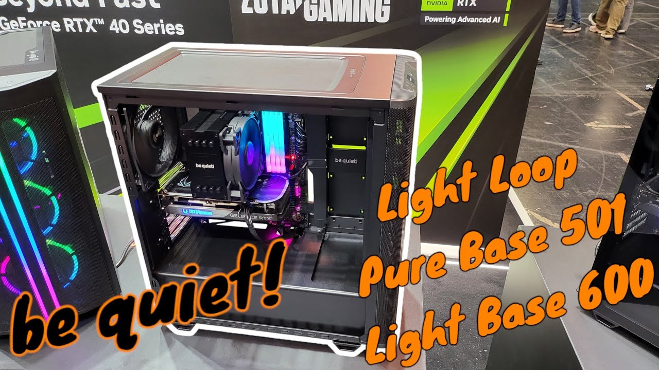Zu Besuch bei be quiet! - Light Loop, PureBase 501 & Light Base 600 | Gamescom 2024