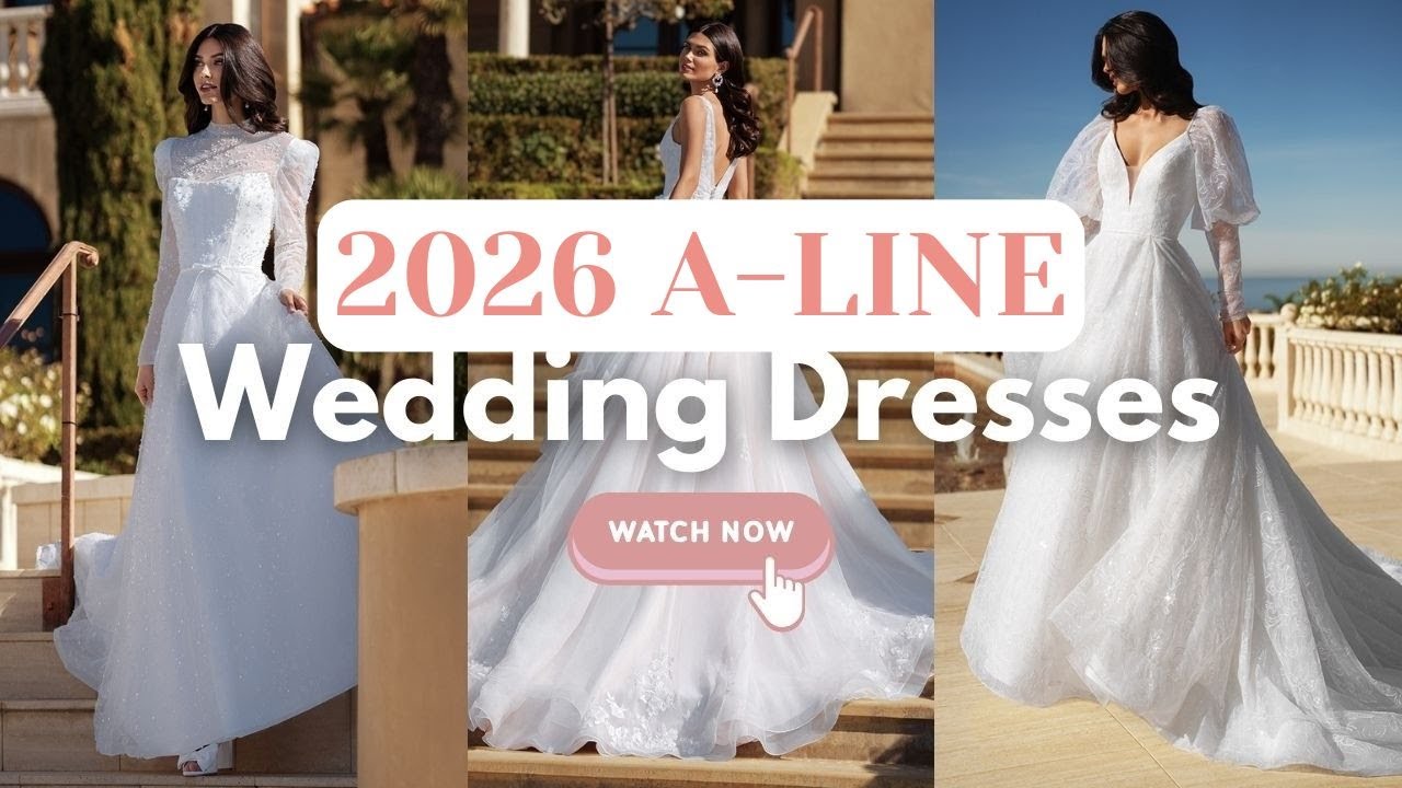 2026 A-line Wedding Dresses For Brides