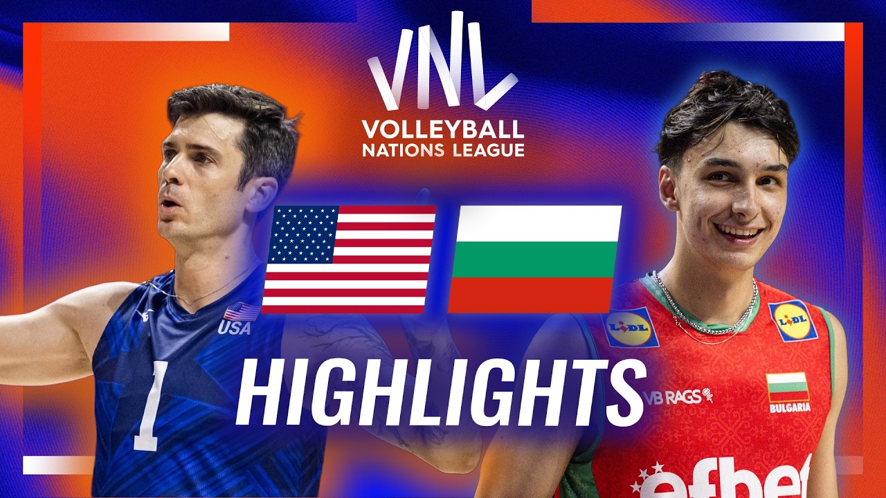 USA 🇺🇸 vs. Bulgaria 🇧🇬 - Highlights | Week 3 | Men's VNL 2026