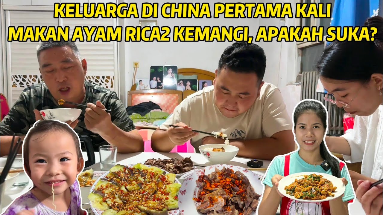 MASAKIN KELUARGA AYAM RICA RICA KEMANGI & DAGING KAMBING KHAS CHINA, APAKAH MERTUA BISA SUKA?
