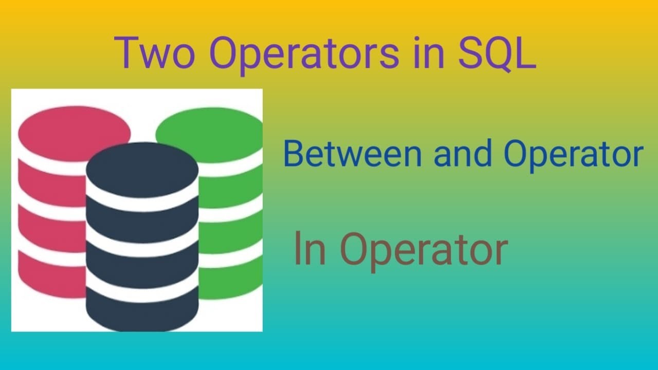 Between And Operator | Between Operator