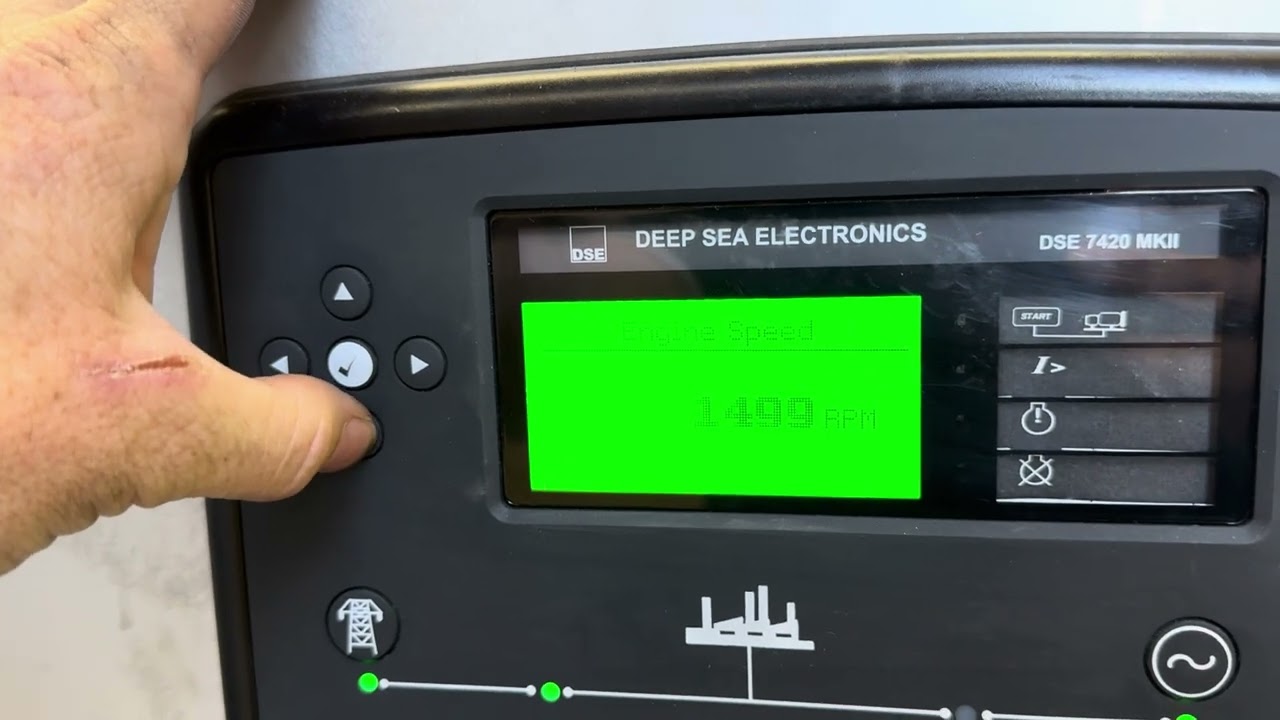 First start QSX15 based 500kva generator with DSE7420 controller