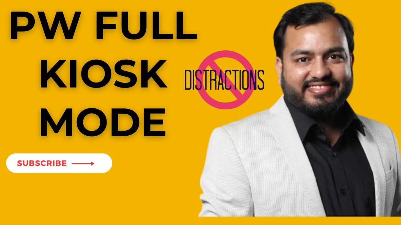 PW kiosk mode !! No distraction in Online Studies #pw#pwweb#pwlaptop #alakhpandey#pwapp#pwfoundation