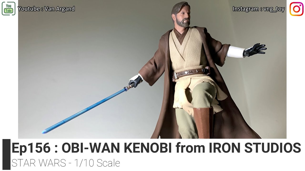 Ep156 UNBOXING STATUE IRON STUDIOS OBI-WAN KENOBI STAR WARS 1/10 Scale - NO COMMENT - READ DISCLAIM