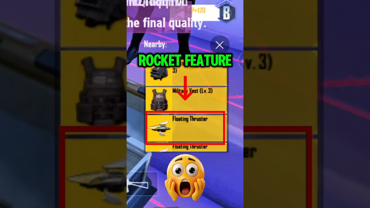 New Rocket 🚀 Feature 😱☠️ #pubg #pubgm #pubgmobile