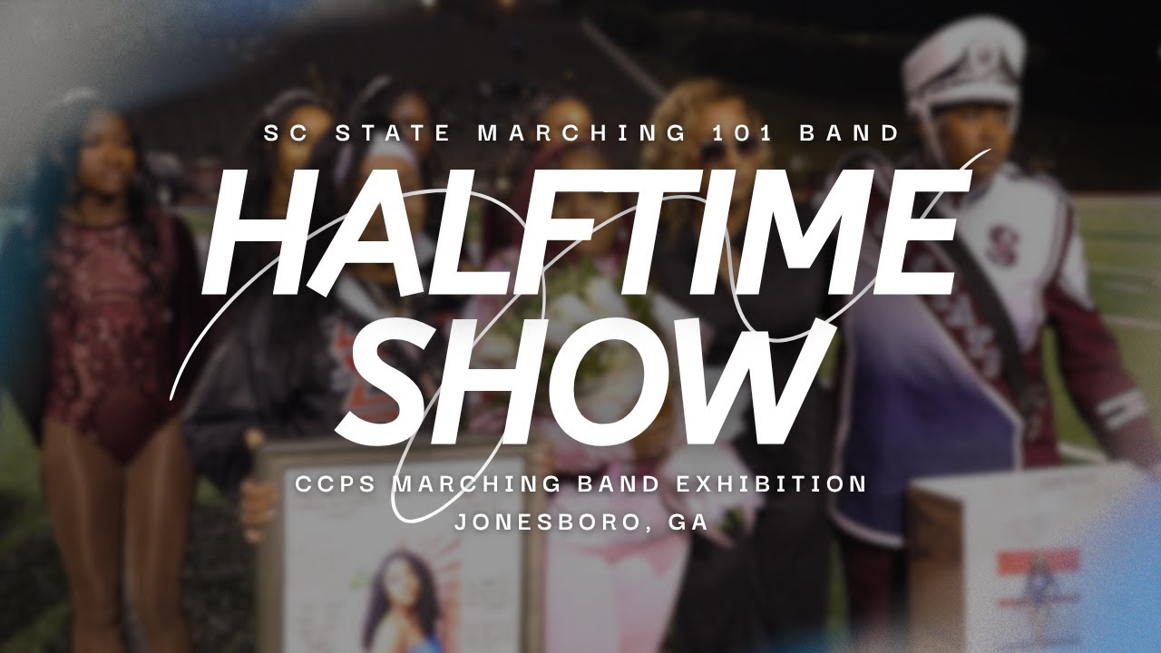 Halftime at Clayton County Public Schools Marching Band Exhibition | SCSU Marching 101 2025